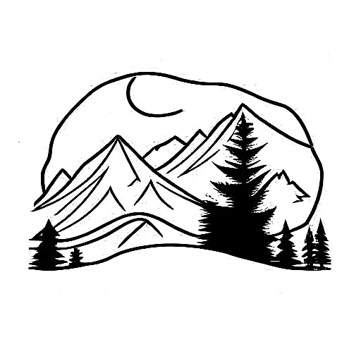 Mayrhofen Mountain Scene