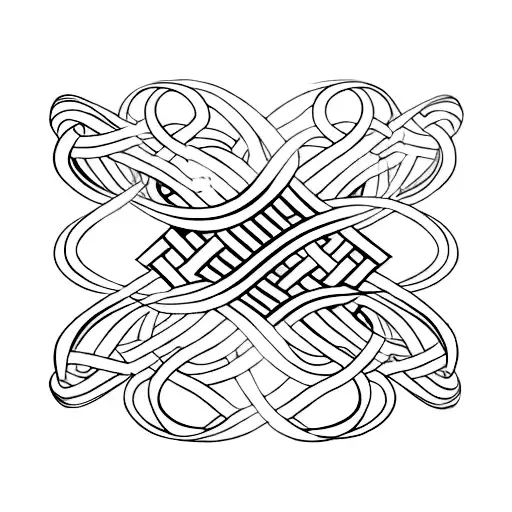 Cross With Infinity Symbol