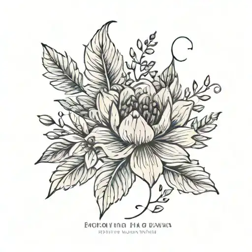 Botanical Tatto Design