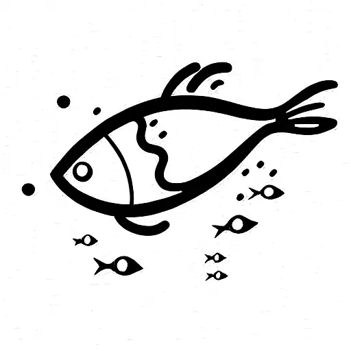 Small Cute Fish Jumping Out Of Water