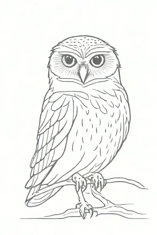 Burrowing Owl Sitting