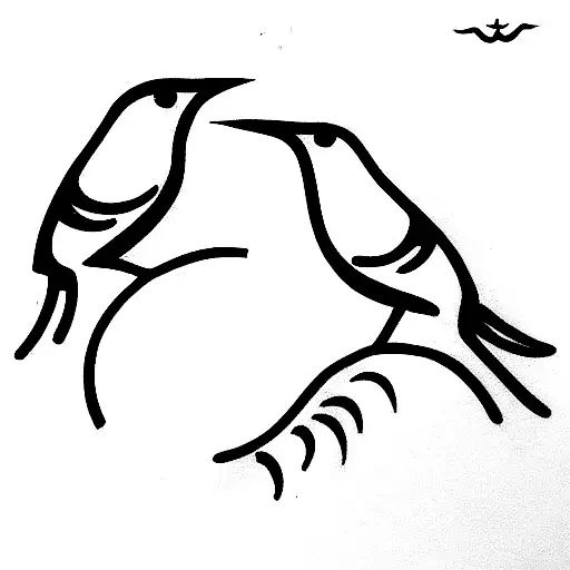 Two Mockingbirds Fine Line Balance