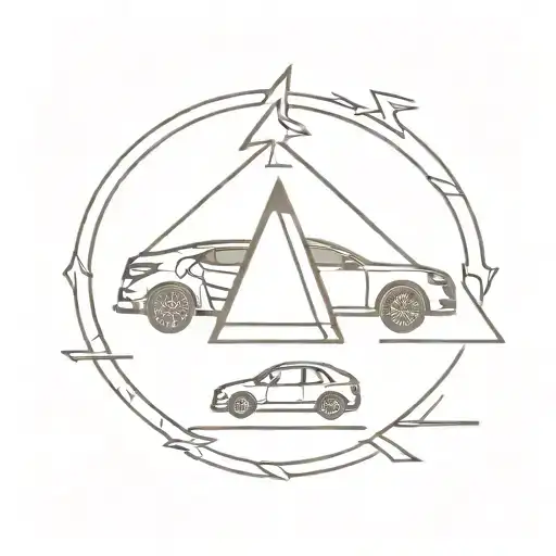 Car Sterring And Arrow For Fast Speed