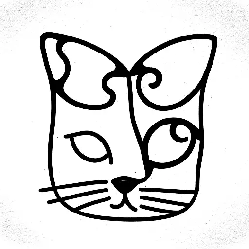 Cat And Dog Face In One Head