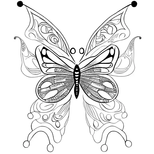 A Butterfly Made Up Of Intricate Book Illustrations