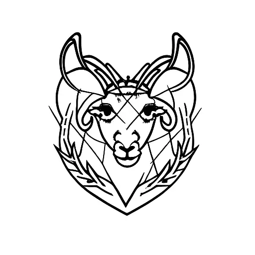 Lamb With Crown Of Thorns Looking Right