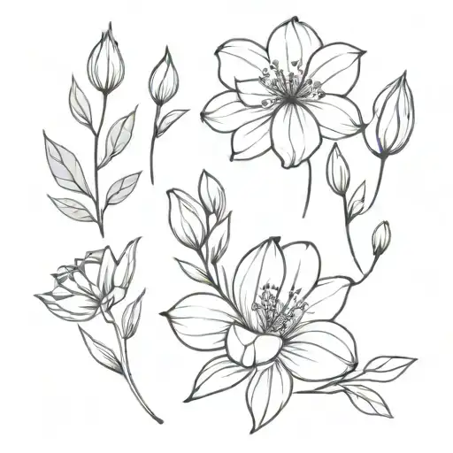 December June August Birth Flower