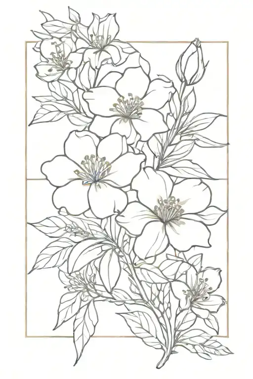 June And April Birth Flower Bouquet