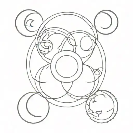 3 Moon Wicca Ornamental Slightly