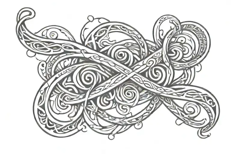 Infinity Symbol Names Written