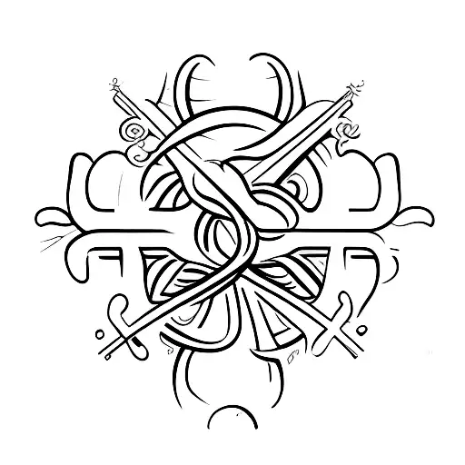 The Word Blessed With A Cross