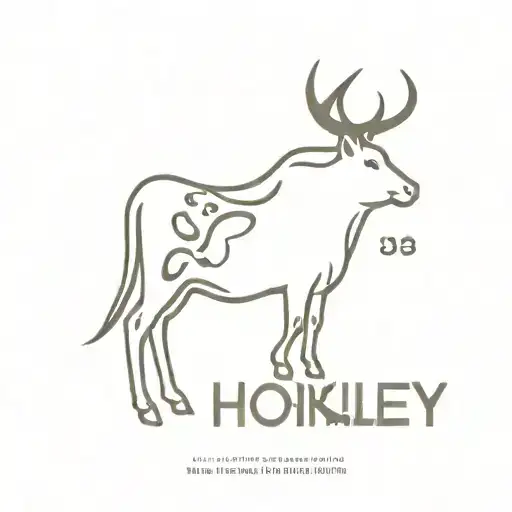 Cowprint Design Around The Word 'Honkley'