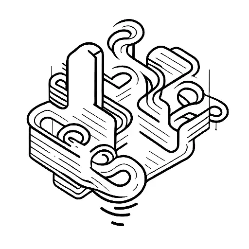 A Roller Coaster With Ups And Downs Forming A Heartbeat Line