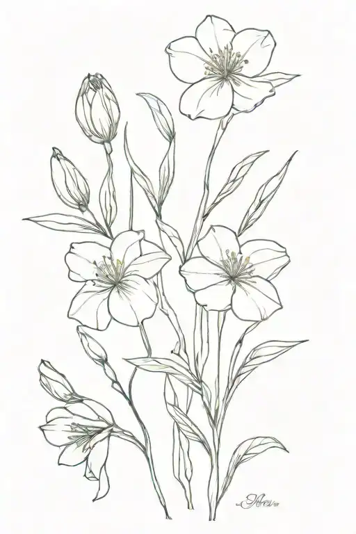 Fineline Flower Boutique With March December Anx May Birth Flower