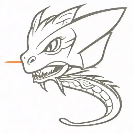 Dragon With A Joint In His Mouth