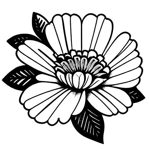 Carnation Marigold Daisy Bouquet With Greenery