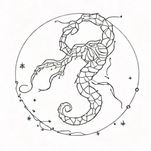 Scorpio Constellations Representing The Client's Zodiac