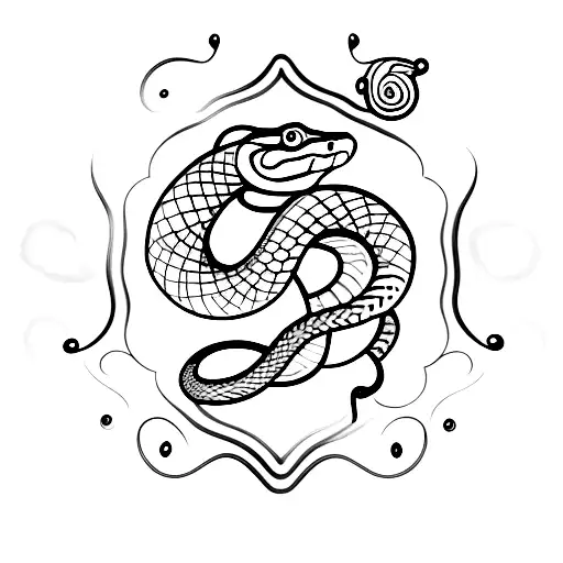 Snake With Ornament