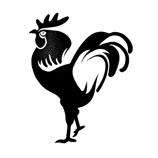 Rooster Playing Dodgeball