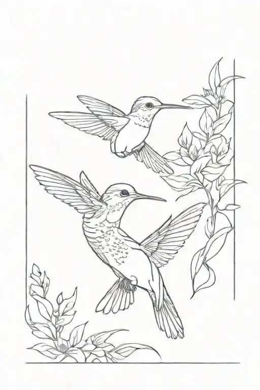 Hummingbird Surrounded