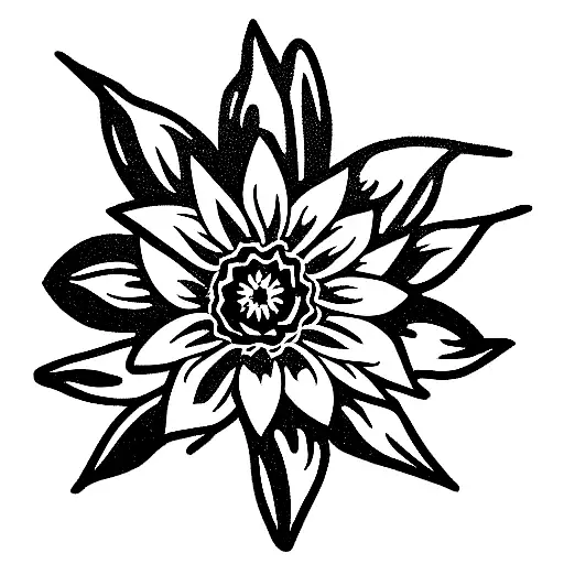 Prairie Flowers In Converse All Star Logo