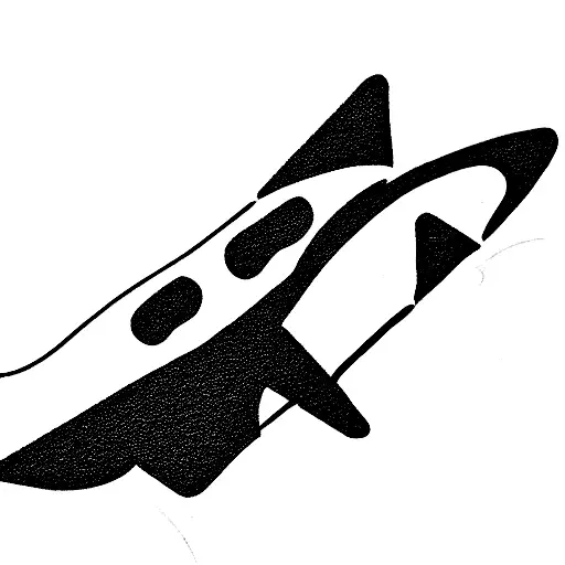 The Name Skai In The Shape Of An Airplane