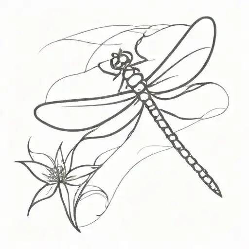 Dragonfly Flying