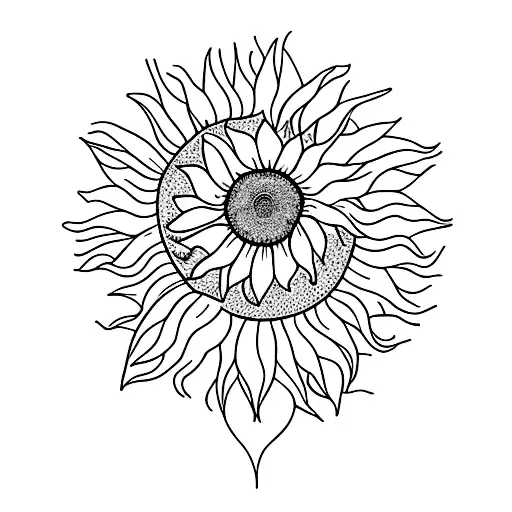 Sunflower And Lavender Bouquet