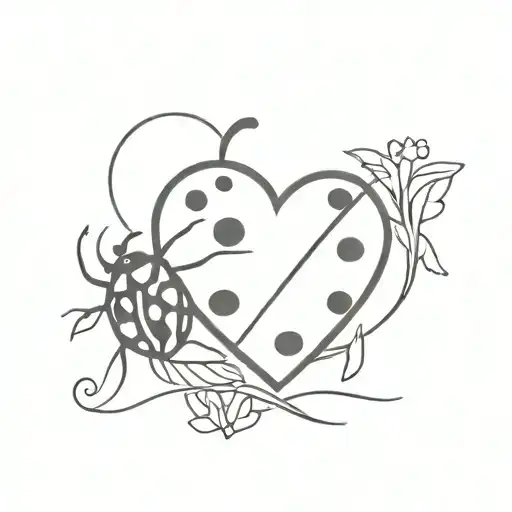 Heart And Ladybug