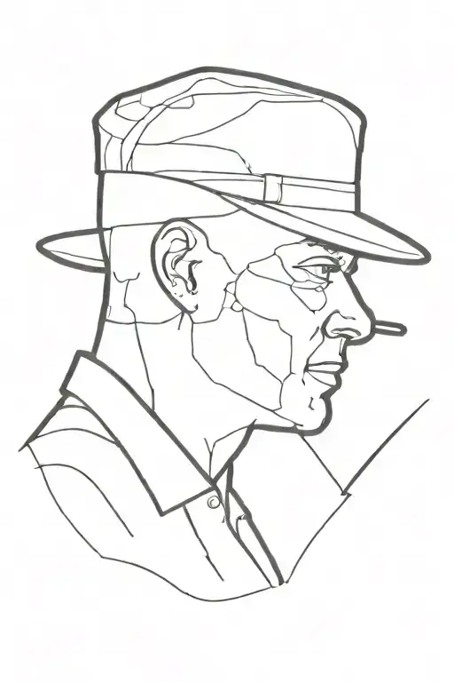 Gangster Silhouette Working