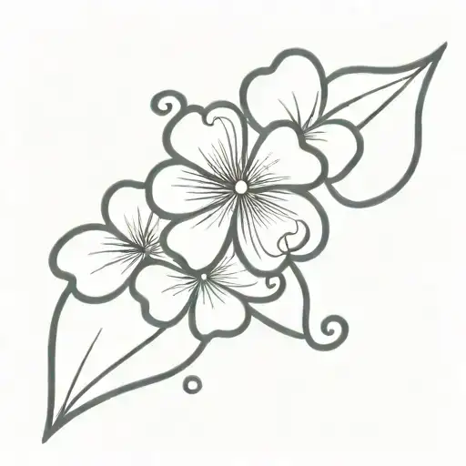 Four Leaf Clover And Bullet