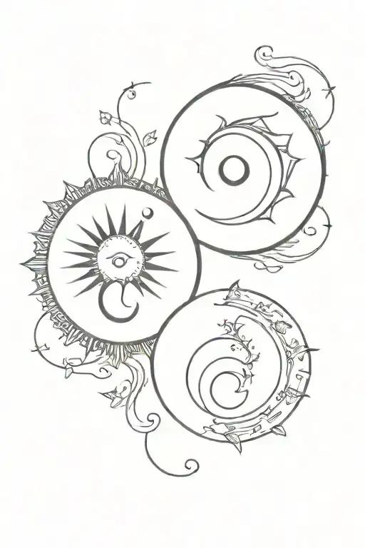 Ying Yang Sun Moon