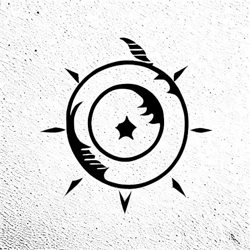 Heart Moon Sun Arrow