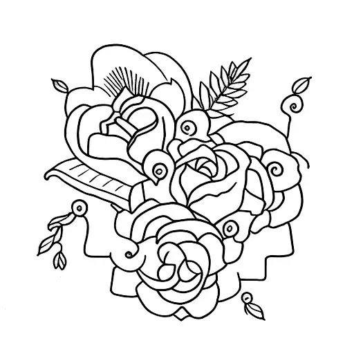 Minimal Tattoo For 1 Mother And Her 3 Kids