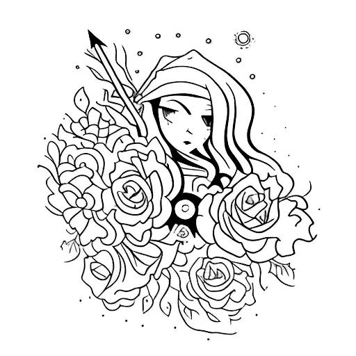 Dark Flowe Magic Wizard