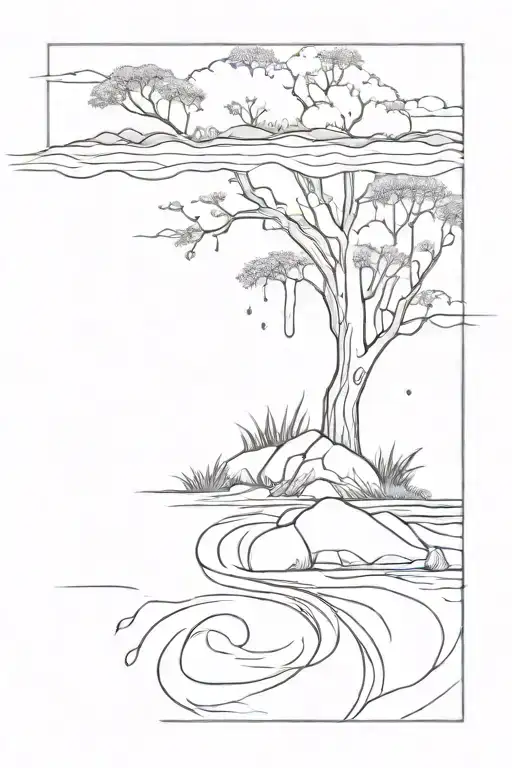 A Brook Of Water Paving The Way For Those Who Come After