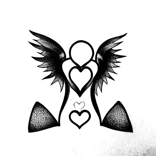 Angel With Two Hearts