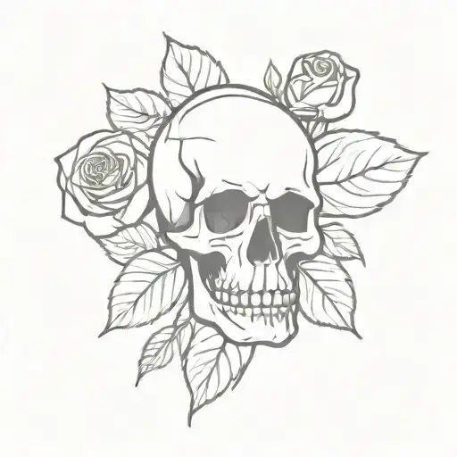 Skull And Roses