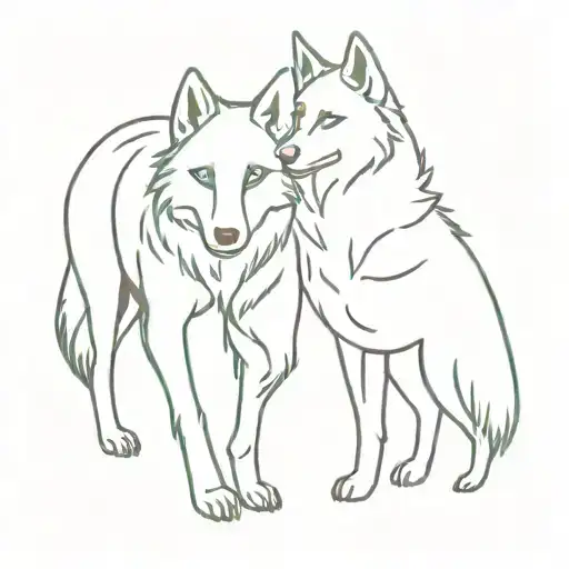Wolf Couple