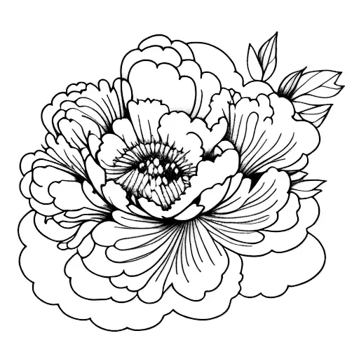 Peony Fine Line