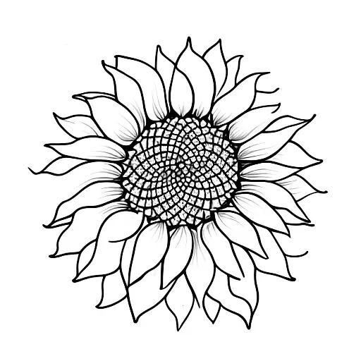 Sunflower With The Name Elechi On It