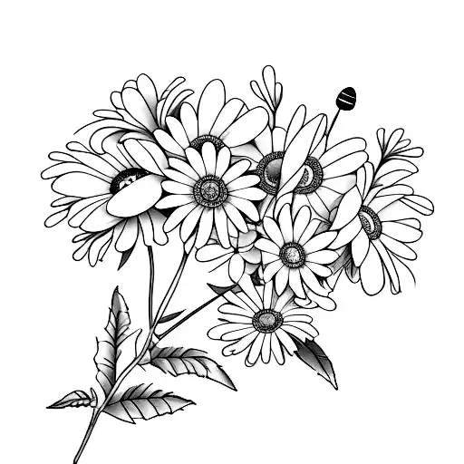 Daisy And Poppy Flower