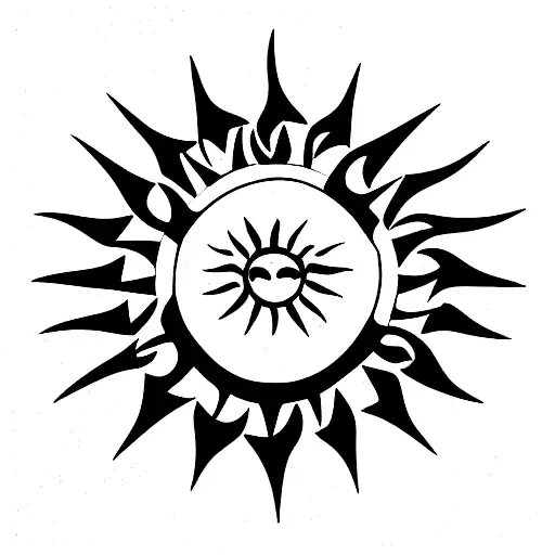 Navajo Sun Symbol