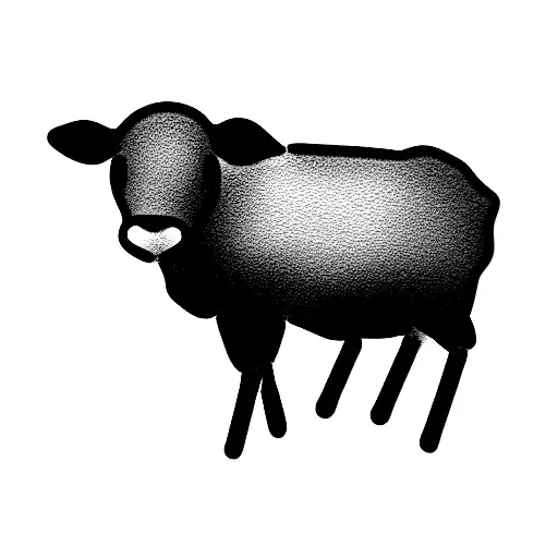 A Black Sheep And A Singing Cow