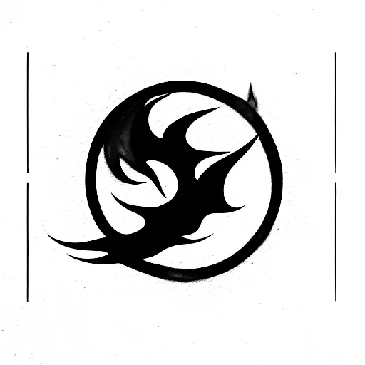 Red And Black Flames