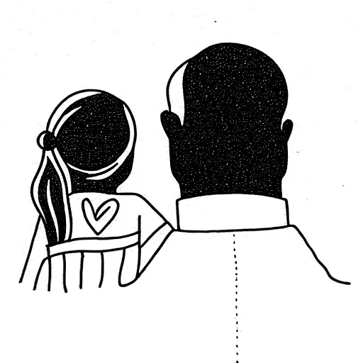 Daughter With Father