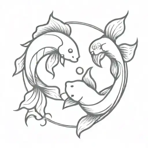 Koi Fish Yin Yang