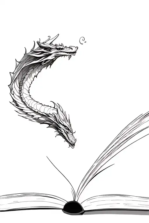 Forth Wing Book Open With Dragon Flying