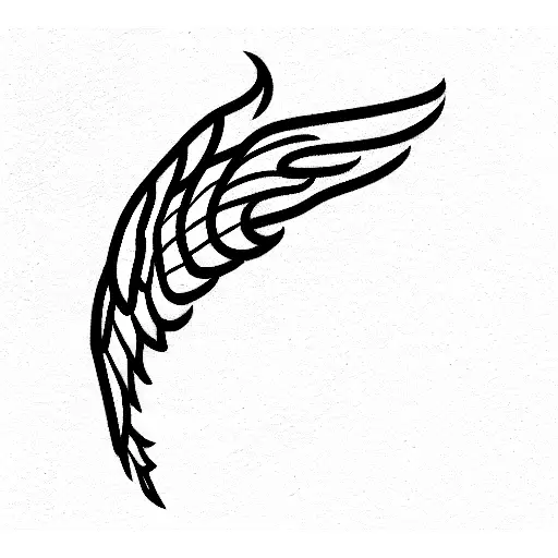 Vertical Angel Wing