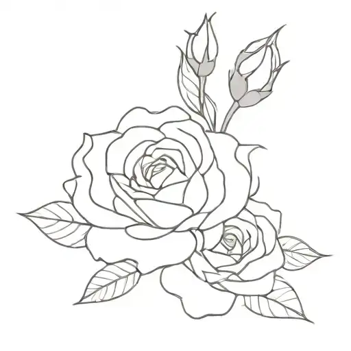 Bouquet Fleur Rose Muget